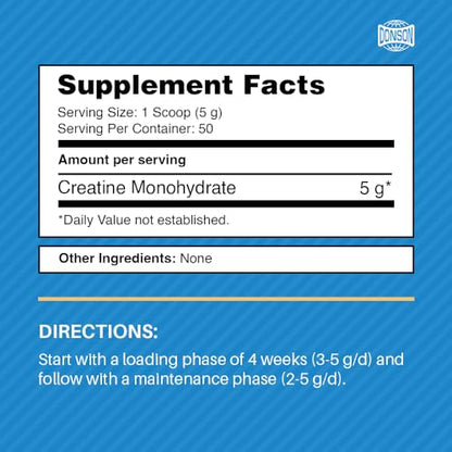 Donson Creatine Monohydrate for Women Booty Gain – 8.8oz Creatine Powder - Maple Wellness Supplements