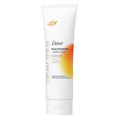Dove Body Cream Serum Niacinamide + Even Tone for Dark Spots and Uneven Tone with Vitamin C, Pro-Retinol and Shea Butter Lotion, 8 oz - Maple Wellness Supplements
