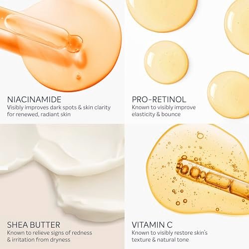 Dove Body Cream Serum Niacinamide + Even Tone for Dark Spots and Uneven Tone with Vitamin C, Pro-Retinol and Shea Butter Lotion, 8 oz - Maple Wellness Supplements