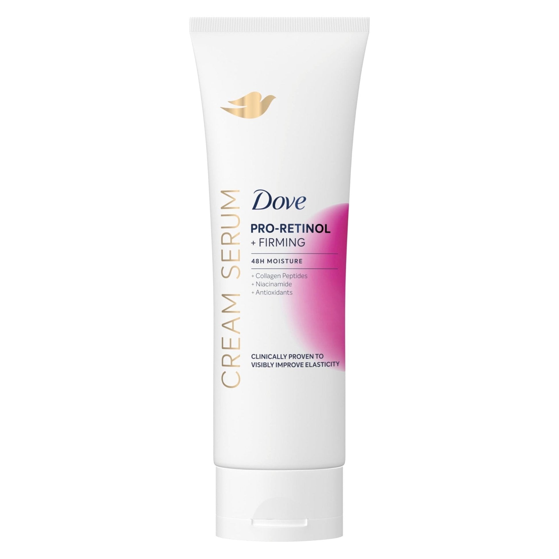 Dove Cream Serum Pro-Retinol + Firming for Elasticity and Firmness, with Collagen Peptides, Niacinamide and Antioxidants Lotion, 8 oz - Maple Wellness Supplements