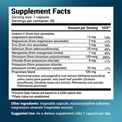 Dr. Berg Adrenal & Cortisol Supplement New Formula - Adrenal Supplement & Cortisol - Maple Wellness Supplements