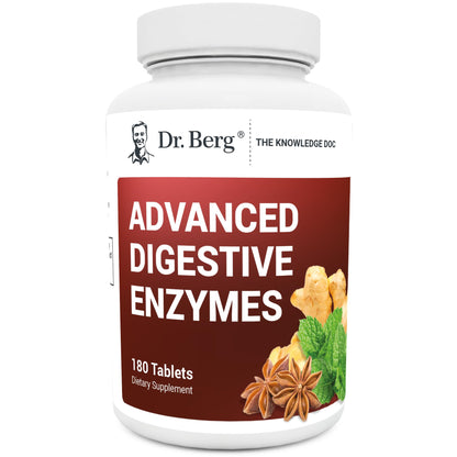Dr. Berg Advanced Digestive Formula with Apple Cider Vinegar - Includes Digestive Health - Maple Wellness Supplements