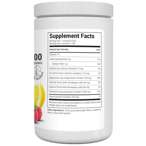 Dr. Berg Hydration Keto Electrolyte Powder - Enhanced w/ 1,000mg of Potassium - Maple Wellness Supplements