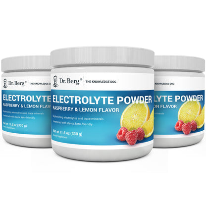 Dr. Berg Hydration Keto Electrolyte Powder - Enhanced w/ 1,000mg of Potassium - Maple Wellness Supplements