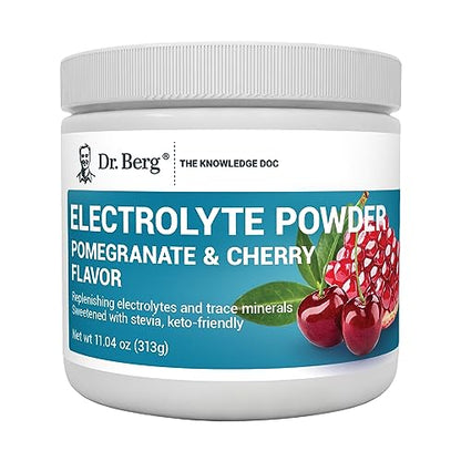 Dr. Berg Hydration Keto Electrolyte Powder - Enhanced w/ 1,000mg of Potassium - Maple Wellness Supplements