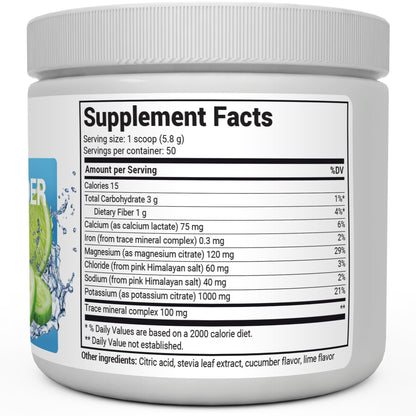 Dr. Berg Hydration Keto Electrolyte Powder - Enhanced w/ 1,000mg of Potassium & Real - Maple Wellness Supplements