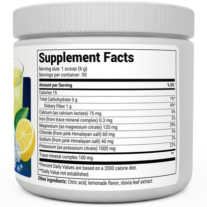Dr. Berg Hydration Keto Electrolyte Powder - Enhanced w/ 1,000mg of Potassium & Real - Maple Wellness Supplements