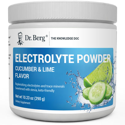 Dr. Berg Hydration Keto Electrolyte Powder - Enhanced w/ 1,000mg of Potassium & Real - Maple Wellness Supplements