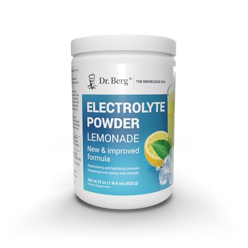 Dr. Berg Hydration Keto Electrolyte Powder - Enhanced w/ 1,000mg of Potassium & Real - Maple Wellness Supplements