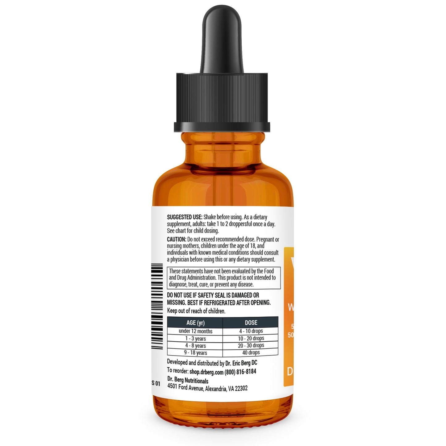 Dr. Berg Liquid Vitamin D3 & K2 Supplement - For Bone, Teeth, Mood & Immune Health - Maple Wellness Supplements