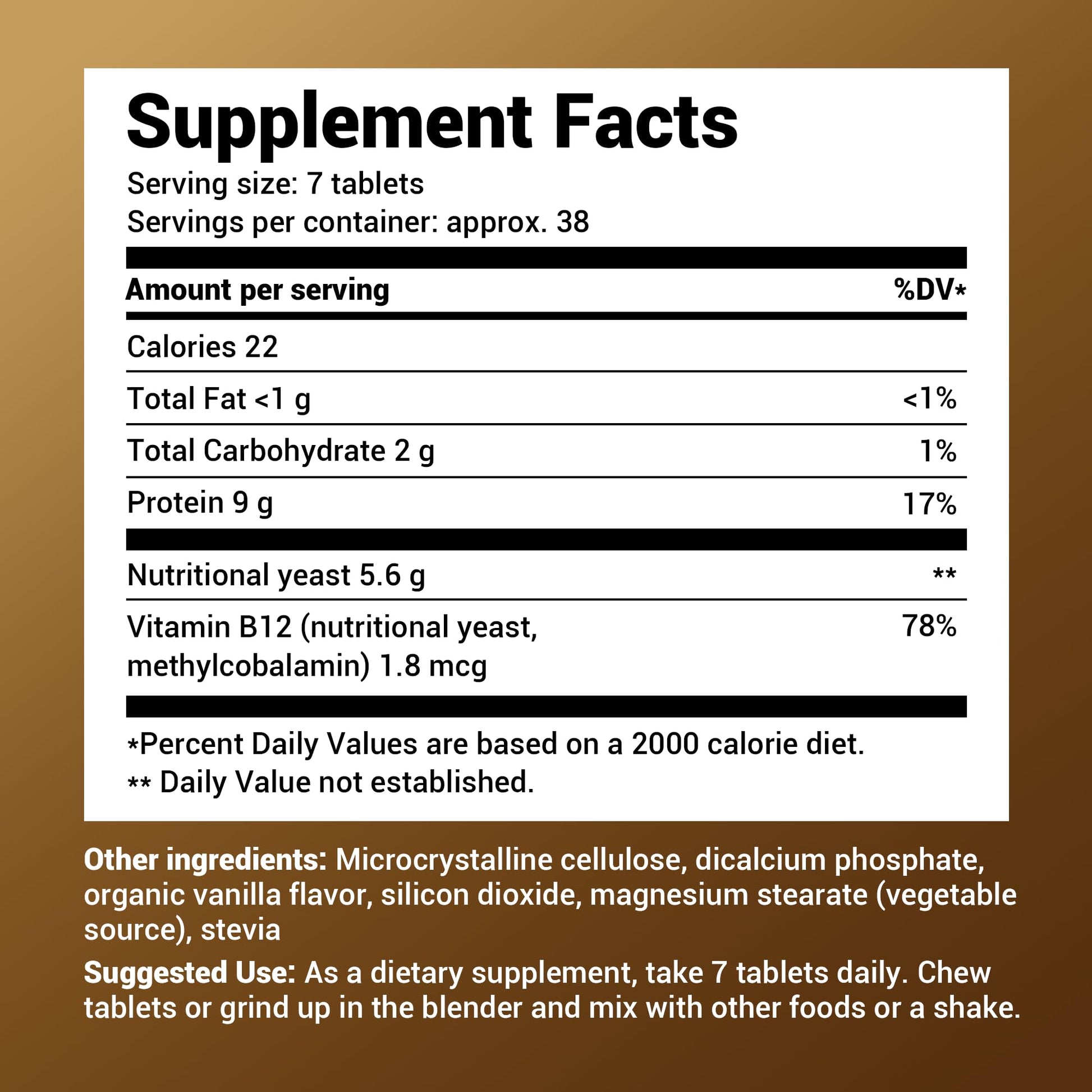 Dr. Berg Nutritional Yeast Tablets – Natural B12 Added - All 8 B Vitamin Complex – Organic - Maple Wellness Supplements