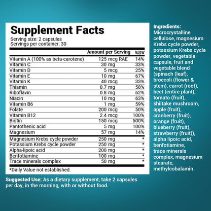 Dr. Berg Nutritionals Keto Energy - Enhanced Mitochondrial Support, Nutritional Energy - Maple Wellness Supplements