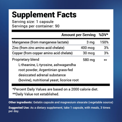 Dr. Berg’s Adrenal Stress Advanced Formula - Adrenal Support Supplements for Stress - Maple Wellness Supplements