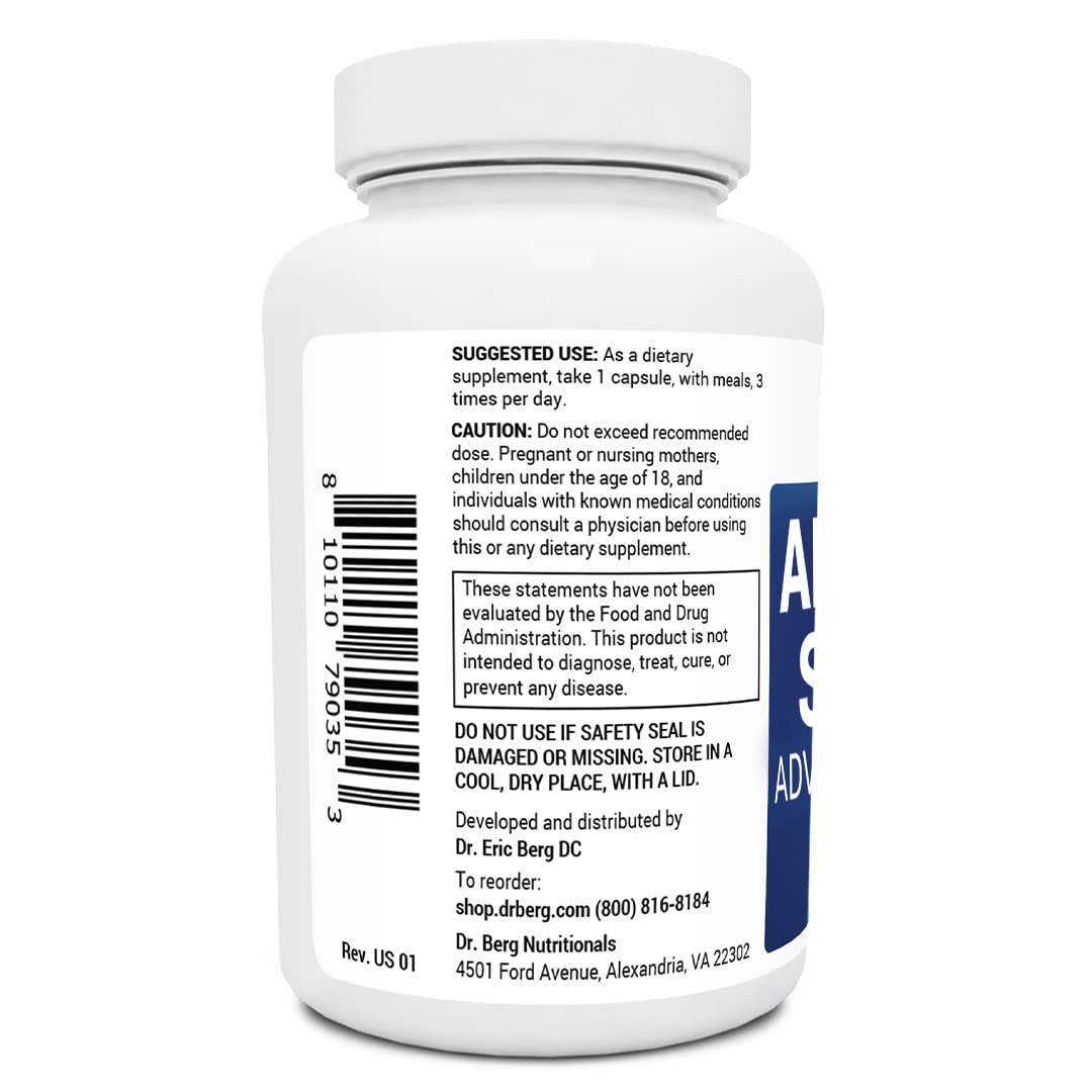 Dr. Berg’s Adrenal Stress Advanced Formula - Adrenal Support Supplements for Stress - Maple Wellness Supplements
