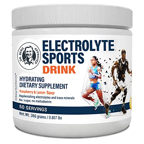 Dr. Berg's Electrolyte Sports Drink - Sugar Free Electrolyte Powder - No Maltodextrin - Maple Wellness Supplements