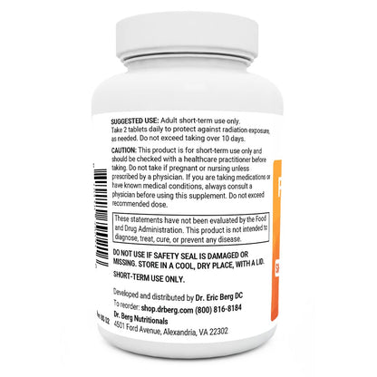 Dr. Berg's Incredible Potassium Iodide Tablets - Now 120 Tablets with a Smaller Easy - Maple Wellness Supplements