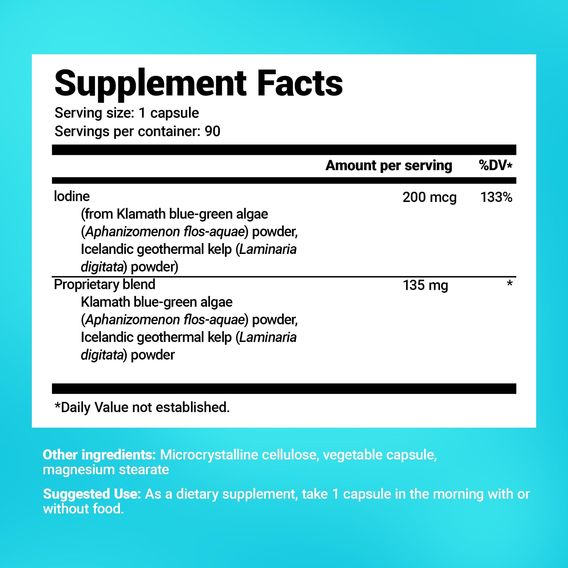 Dr. Berg's Sea Kelp Enhanced - Pure Healthy Thyroid Support Natural Antioxidants - Maple Wellness Supplements