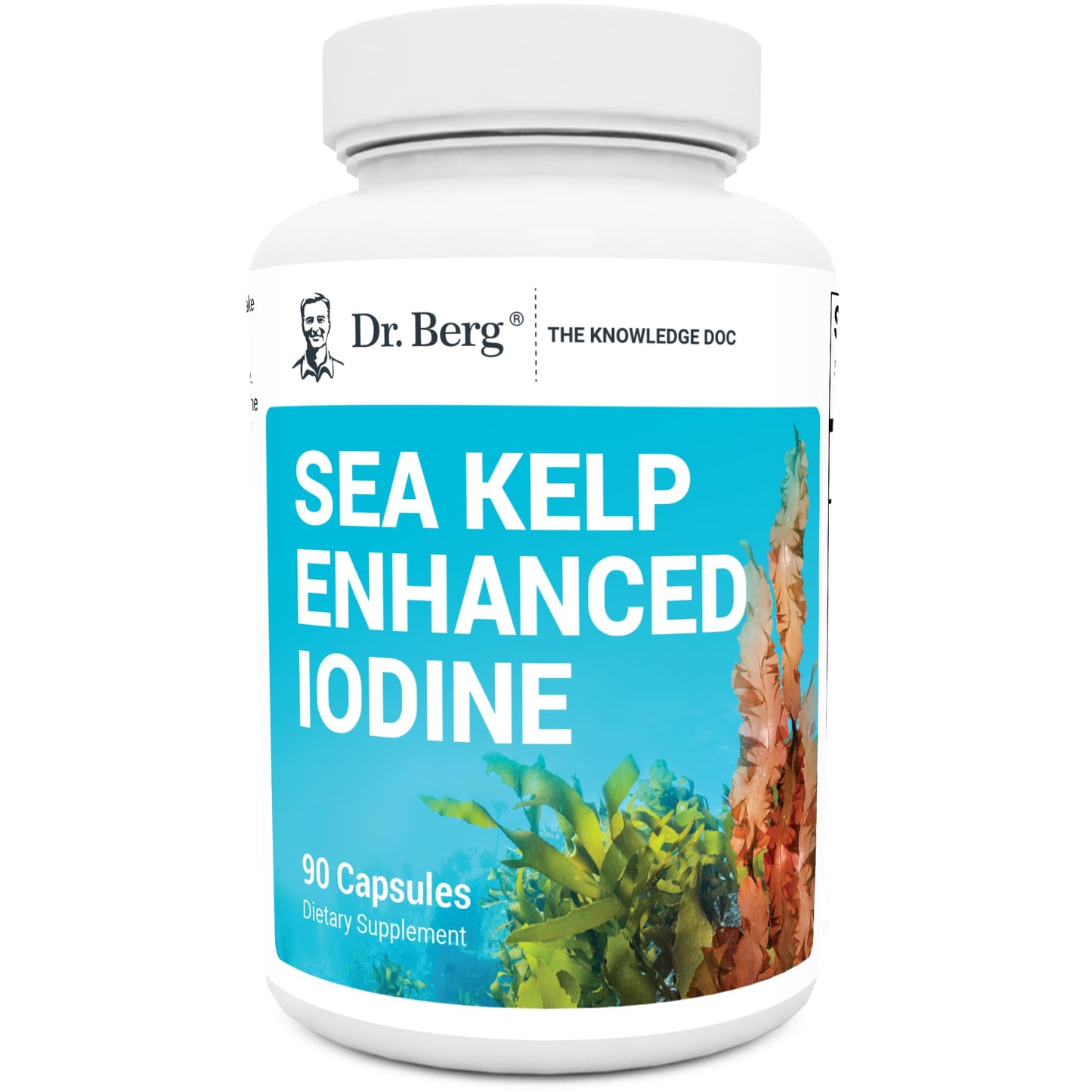 Dr. Berg's Sea Kelp Enhanced - Pure Healthy Thyroid Support Natural Antioxidants - Maple Wellness Supplements