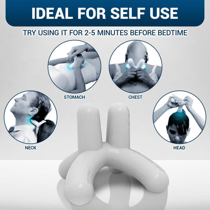 Dr. Berg’s Self-Massage Tool, Best for Back Pain Relief, Handheld Neck and Lower Back - Maple Wellness Supplements