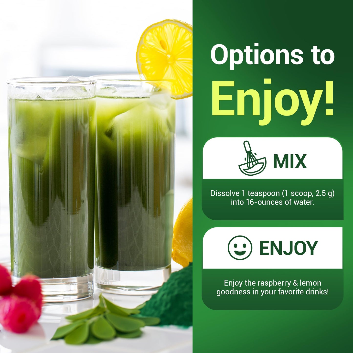 Dr. Berg's (Veggie Solution) Organic Super Greens Powder w/Spirulina - Raw Green - Maple Wellness Supplements