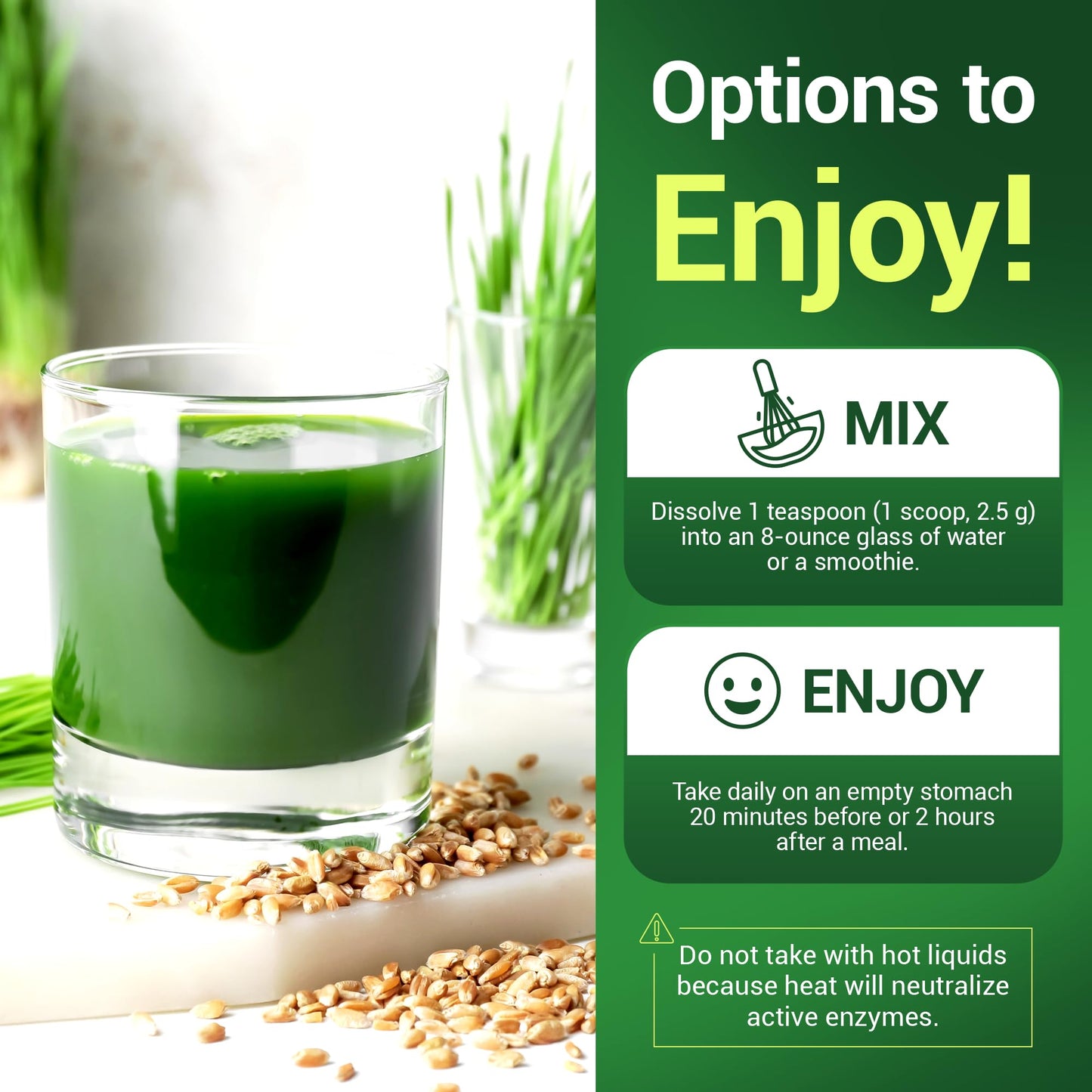 Dr. Berg's Wheatgrass Superfood Powder - Raw Juice Organic Ultra-Concentrated Rich - Maple Wellness Supplements