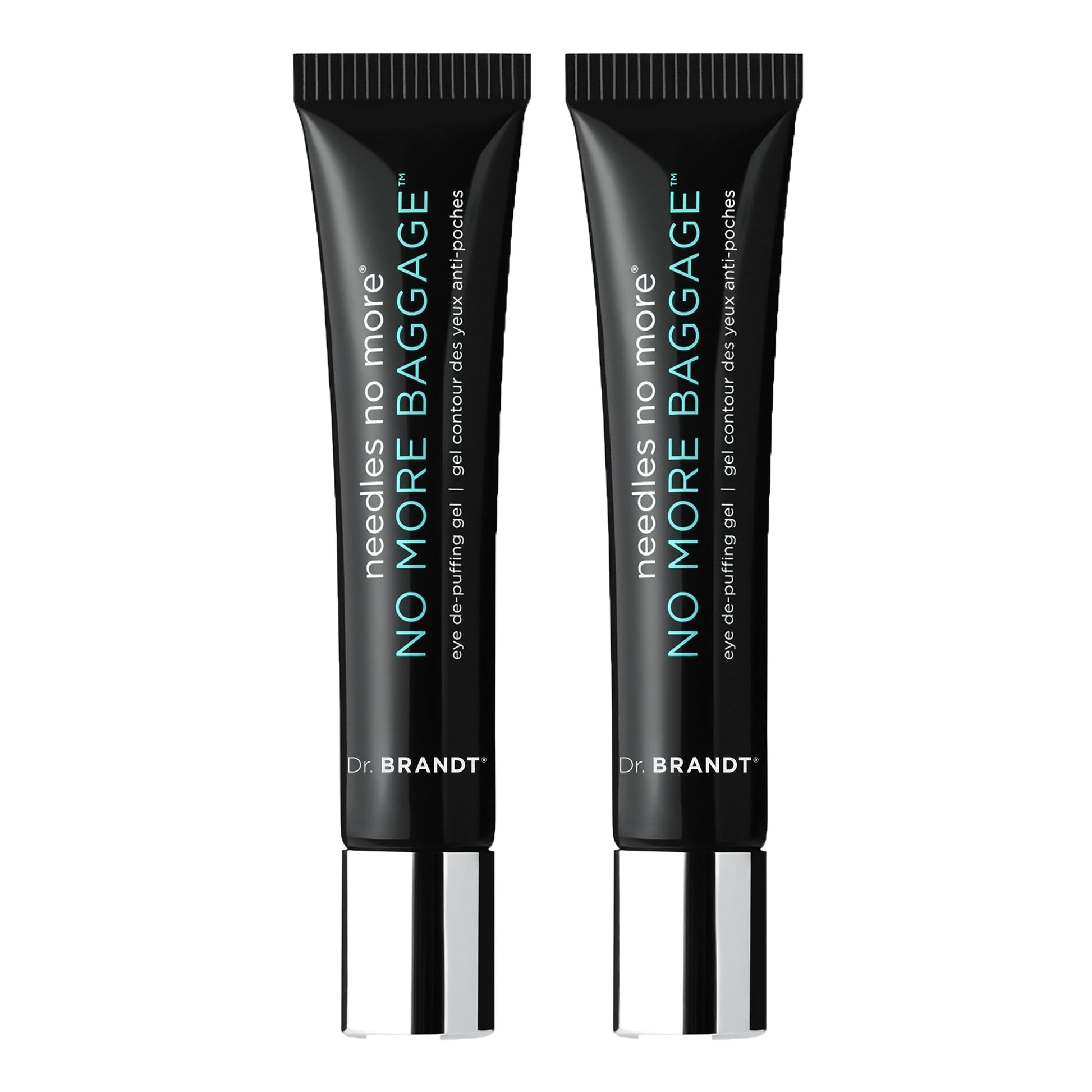 Dr. Brandt Needles No More, No More Baggage - 0.5 oz, Pack of 2 - Minimizes Under-Eye Bags, Puffiness & Dark Circles - Maple Wellness Supplements