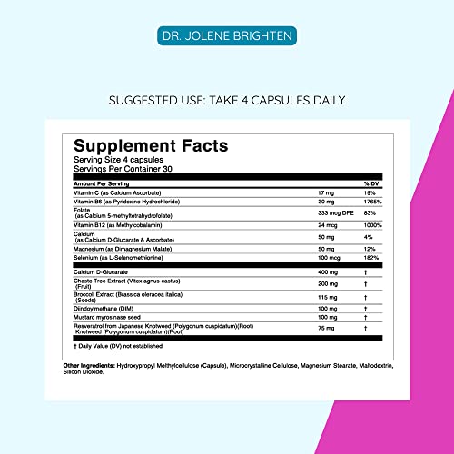 Dr. Brighten Balance - Hormone Balance for Women with Chasteberry and DIM - Targets - Maple Wellness Supplements