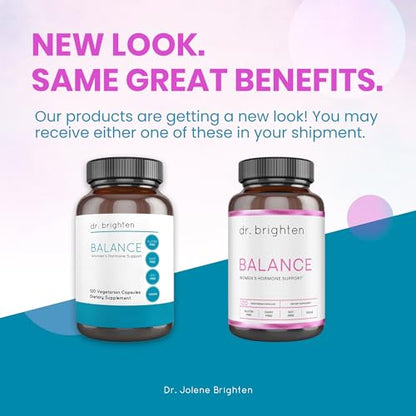Dr. Brighten Balance - Hormone Balance for Women with Chasteberry and DIM - Targets - Maple Wellness Supplements