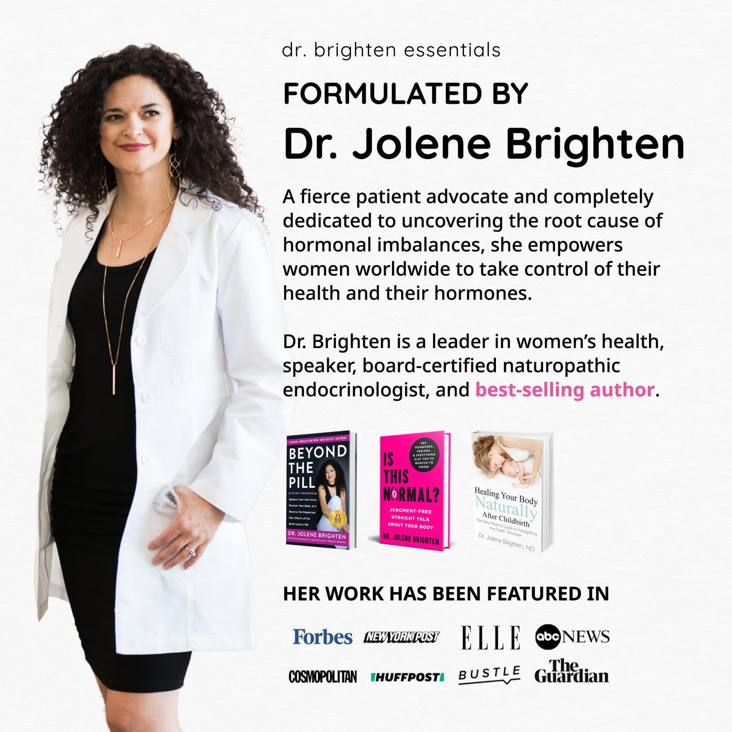 Dr. Brighten Magnesium Plus (as Magnesium Bi-glyncinate) - Beneficial in Maintaining a Healthy Mood, Sleep, Hormone Balance and Reducing Symptoms of PMS and Menstrual Cramps - Maple Wellness Supplements