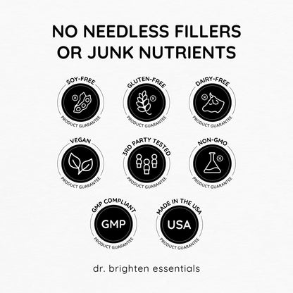 Dr. Brighten Magnesium Plus (as Magnesium Bi-glyncinate) - Beneficial in Maintaining a Healthy Mood, Sleep, Hormone Balance and Reducing Symptoms of PMS and Menstrual Cramps - Maple Wellness Supplements