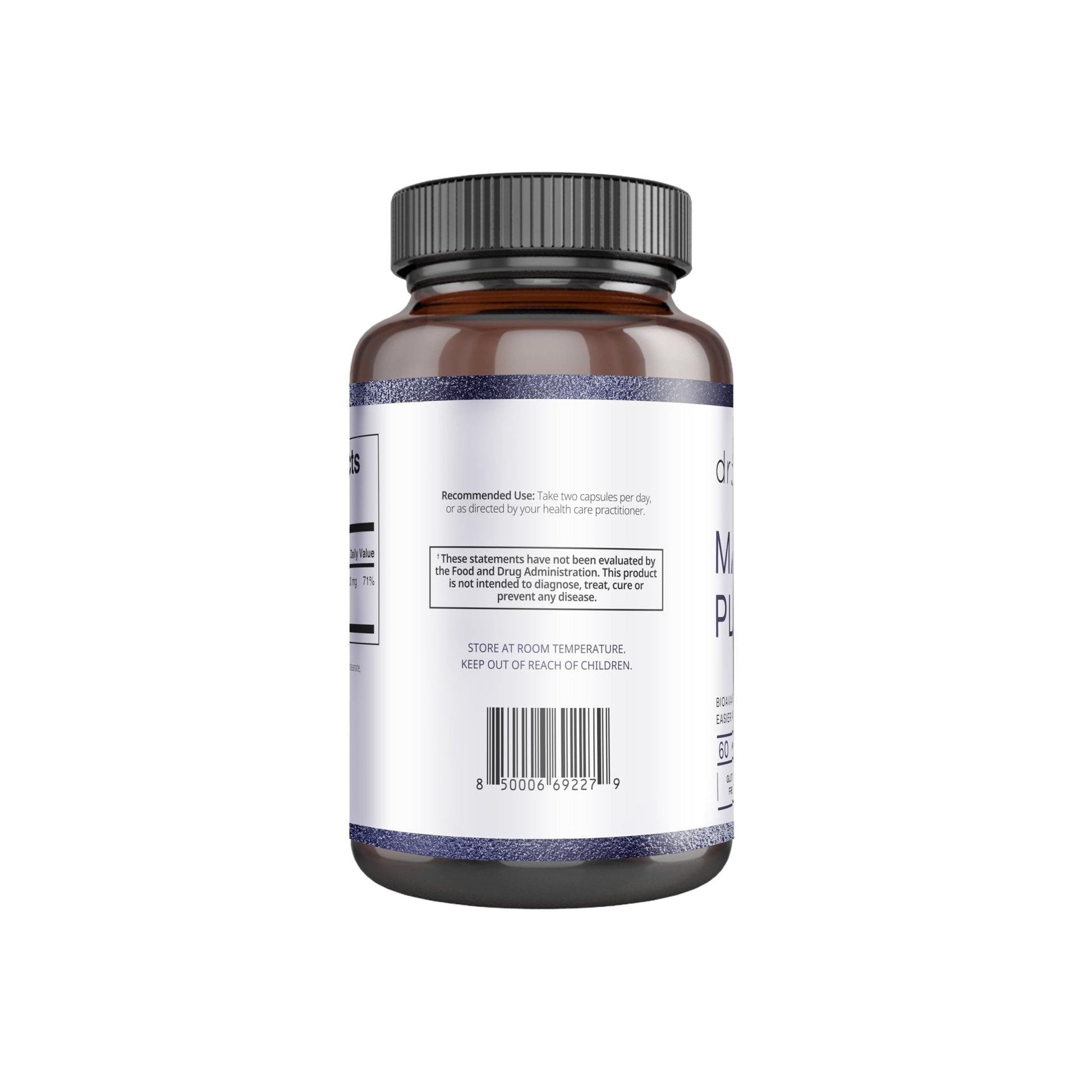 Dr. Brighten Magnesium Plus (as Magnesium Bi-glyncinate) - Beneficial in Maintaining a Healthy Mood, Sleep, Hormone Balance and Reducing Symptoms of PMS and Menstrual Cramps - Maple Wellness Supplements