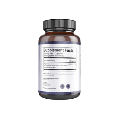 Dr. Brighten Magnesium Plus (as Magnesium Bi-glyncinate) - Beneficial in Maintaining a Healthy Mood, Sleep, Hormone Balance and Reducing Symptoms of PMS and Menstrual Cramps - Maple Wellness Supplements