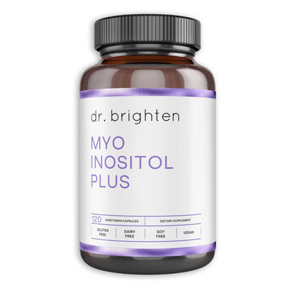 Dr. Brighten Myoinositol Plus - Doctor Formulated Ratio of Myo- and D-Chiro-Inositol - Maple Wellness Supplements