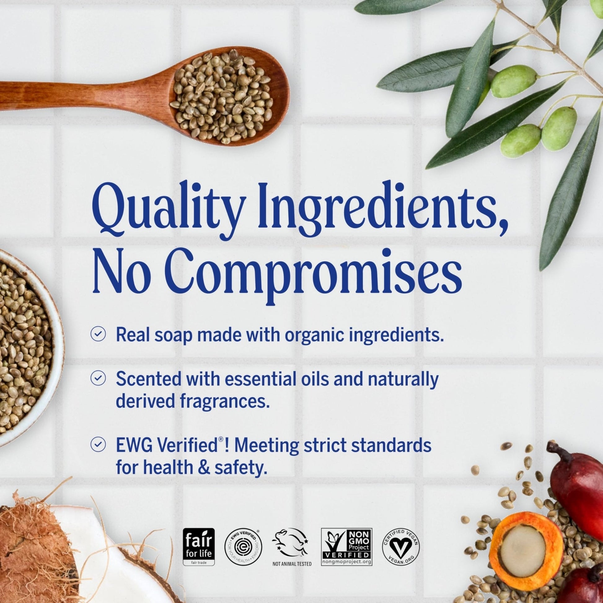 Dr. Bronner's Pure-Castile Magic Liquid Soap (Baby Unscented, 8 Ounce)- Made with Regenerative Organic Certified Oils, For Face - Maple Wellness Supplements