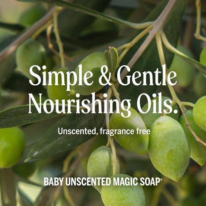 Dr. Bronner's Pure-Castile Magic Liquid Soap (Baby Unscented, 8 Ounce)- Made with Regenerative Organic Certified Oils, For Face - Maple Wellness Supplements