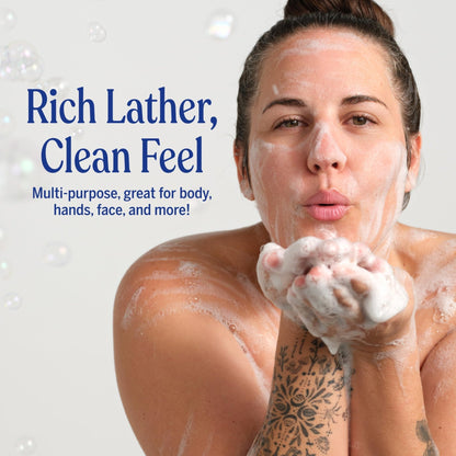 Dr. Bronner's Pure-Castile Magic Liquid Soap - Made with Regenerative Organic Certified Oils- 18-in-1 Uses for Face - Maple Wellness Supplements