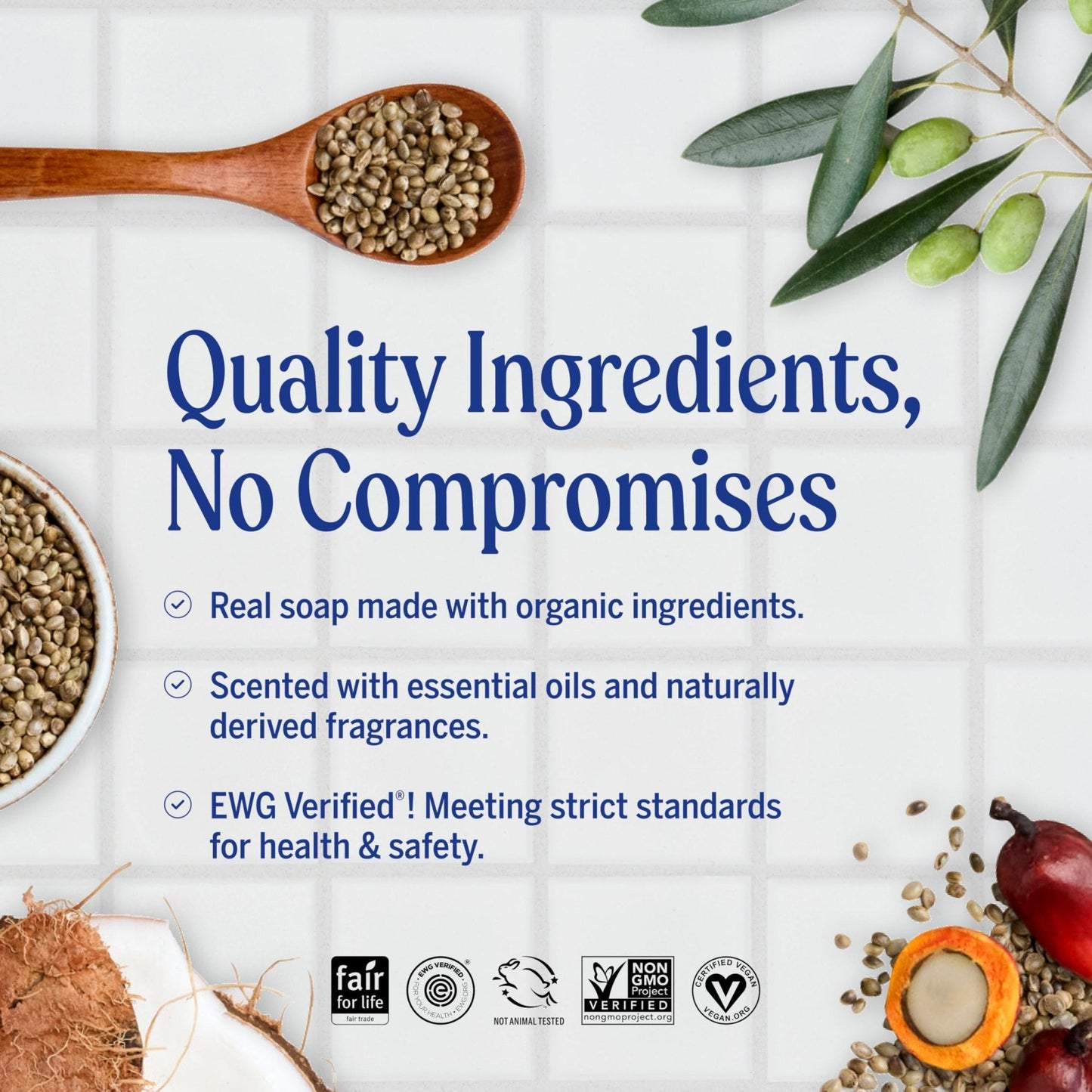 Dr. Bronner's Pure-Castile Magic Liquid Soap - Made with Regenerative Organic Certified Oils- 18-in-1 Uses for Face - Maple Wellness Supplements