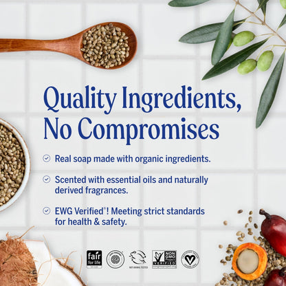 Dr. Bronner's Pure-Castile Magic Liquid Soap - Made with Regenerative Organic Certified Oils- 18-in-1 Uses for Face - Maple Wellness Supplements