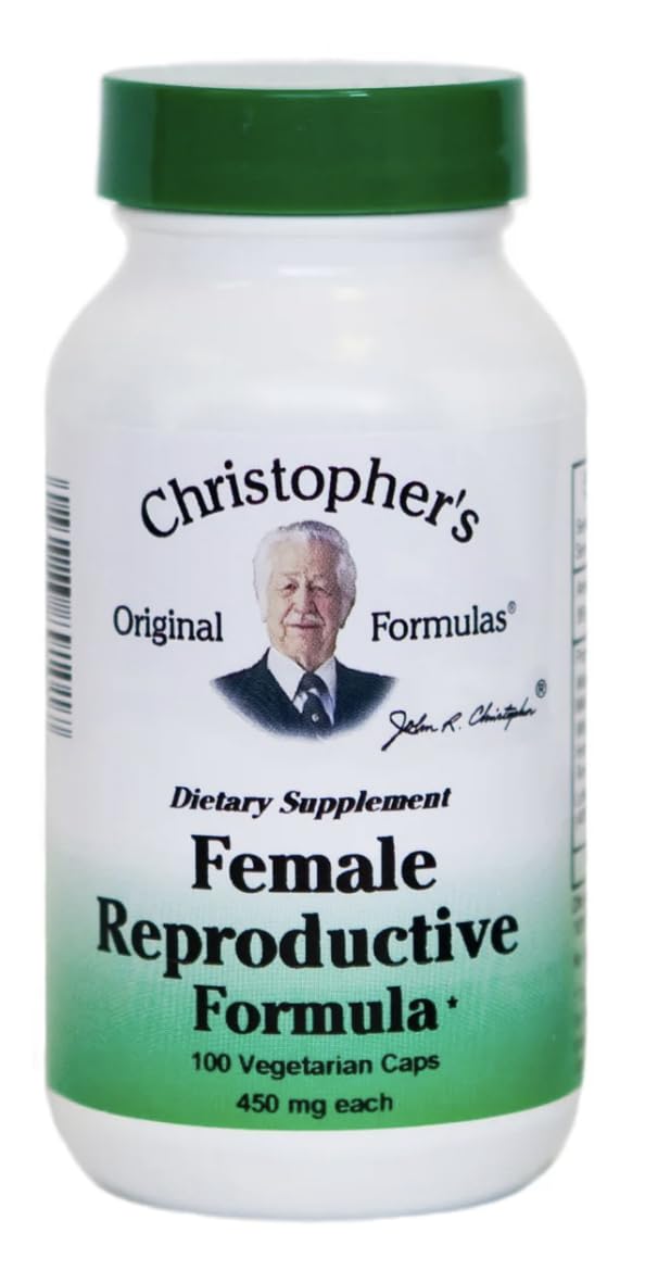 Dr. Christopher’s Female Health Bundle | Female Reproductive, Hormonal Changease & Wheat Germ Oil | 3-Bottle Herbal Support Pack | 100 Veg Capsules Each | USDA Organic Dietary Supplements - Maple Wellness Supplements