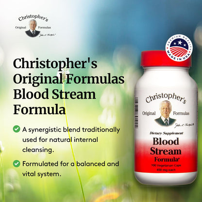 DR. CHRISTOPHER'S Formulas Blood Stream Formula, 100 Cap - Maple Wellness Supplements