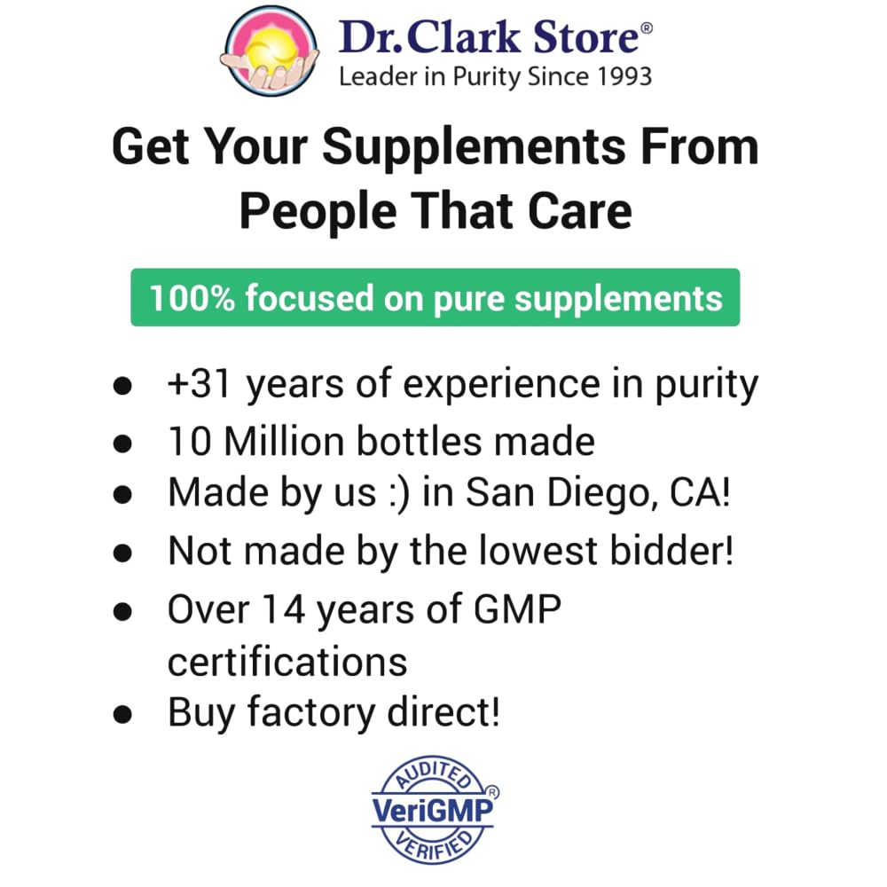Dr. Clark Inulin Powder (FOS) – Prebiotic Soluble Fiber for Gut Health, 300g – Supports Digestive Health & Regularity - Maple Wellness Supplements