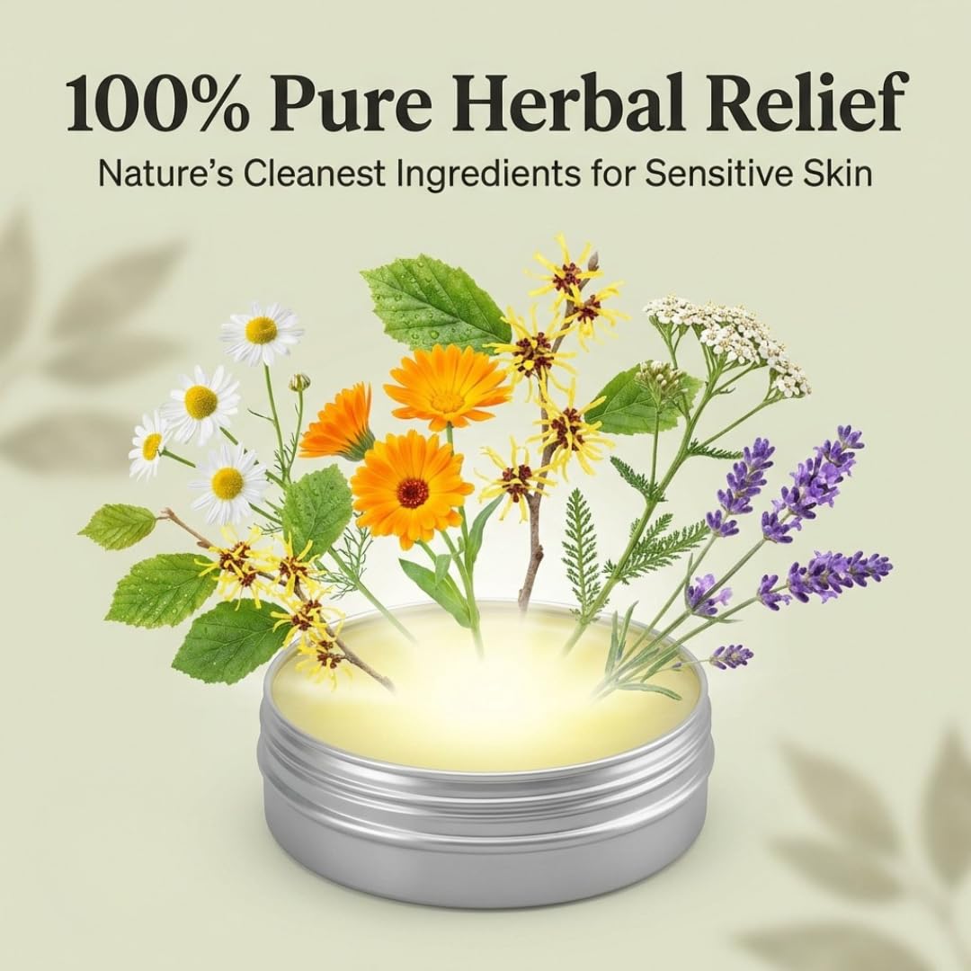 Dr. Cole’s Hemorrhoid Treatment – Organic Herbal Ointment for External Hemorrhoid Soothing & Comfort – Plant-Based, Gentle, No Petroleum or Harsh Chemicals – 2 oz - Maple Wellness Supplements