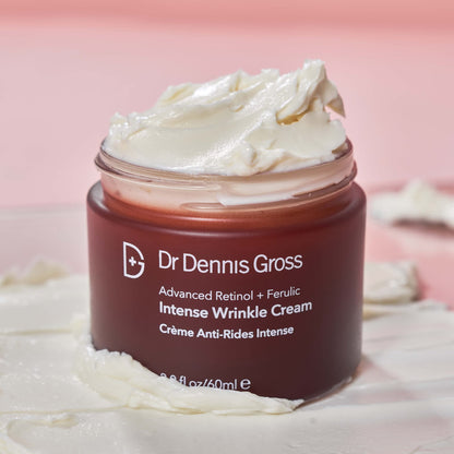 Dr Dennis Gross Advanced Retinol + Ferulic Intense Wrinkle Cream | Intensely Hydrating to Visibly Transform Skin and Repair the Moisture Barrier | 2 oz - Maple Wellness Supplements