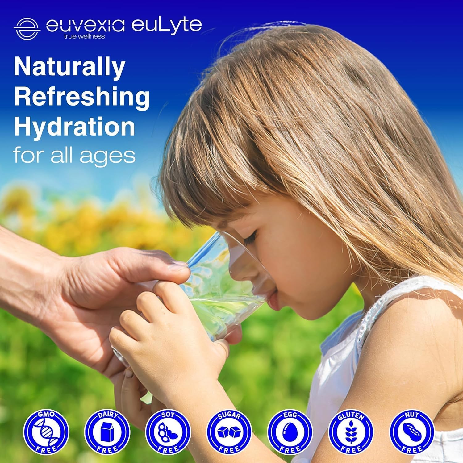 Dr Ekberg euLyte Instant Hydration Electrolytes Powder Zero Sugar Carb Calorie Lemon Lime Drink Mix • 80+ Minerals Magnesium Potassium Calcium Trace Minerals - Maple Wellness Supplements