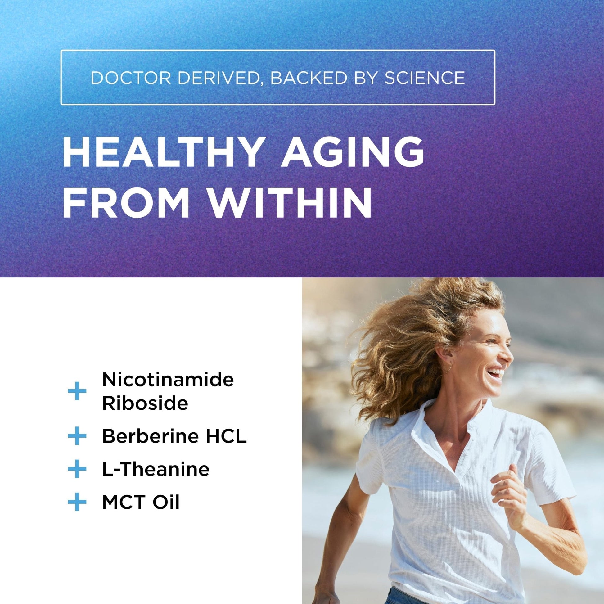 DR. EMIL NUTRITION NAD+ Boost - Nicotinamide Riboside Supplement for Longevity, Healthy Aging & Cellular Regeneration - NAD Supplement with with Berberine, L-Theanine & Niacin - 30-Day Supply - Maple Wellness Supplements