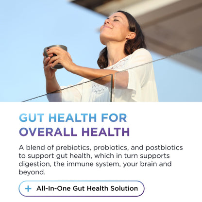DR. EMIL NUTRITION Total Gut Health Complex - Prebiotic, Probiotic & Postbiotic Supplement - Supports Digestive Health, Bloating & Gut Balance - Maple Wellness Supplements