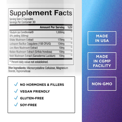 DR. EMIL NUTRITION Women & Men Total Gut Health Complex | Prebiotic + Probiotic + Postbiotic Gut Health Supplements - Maple Wellness Supplements