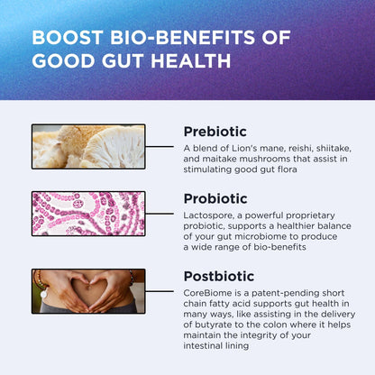 DR. EMIL NUTRITION Women & Men Total Gut Health Complex | Prebiotic + Probiotic + Postbiotic Gut Health Supplements - Maple Wellness Supplements
