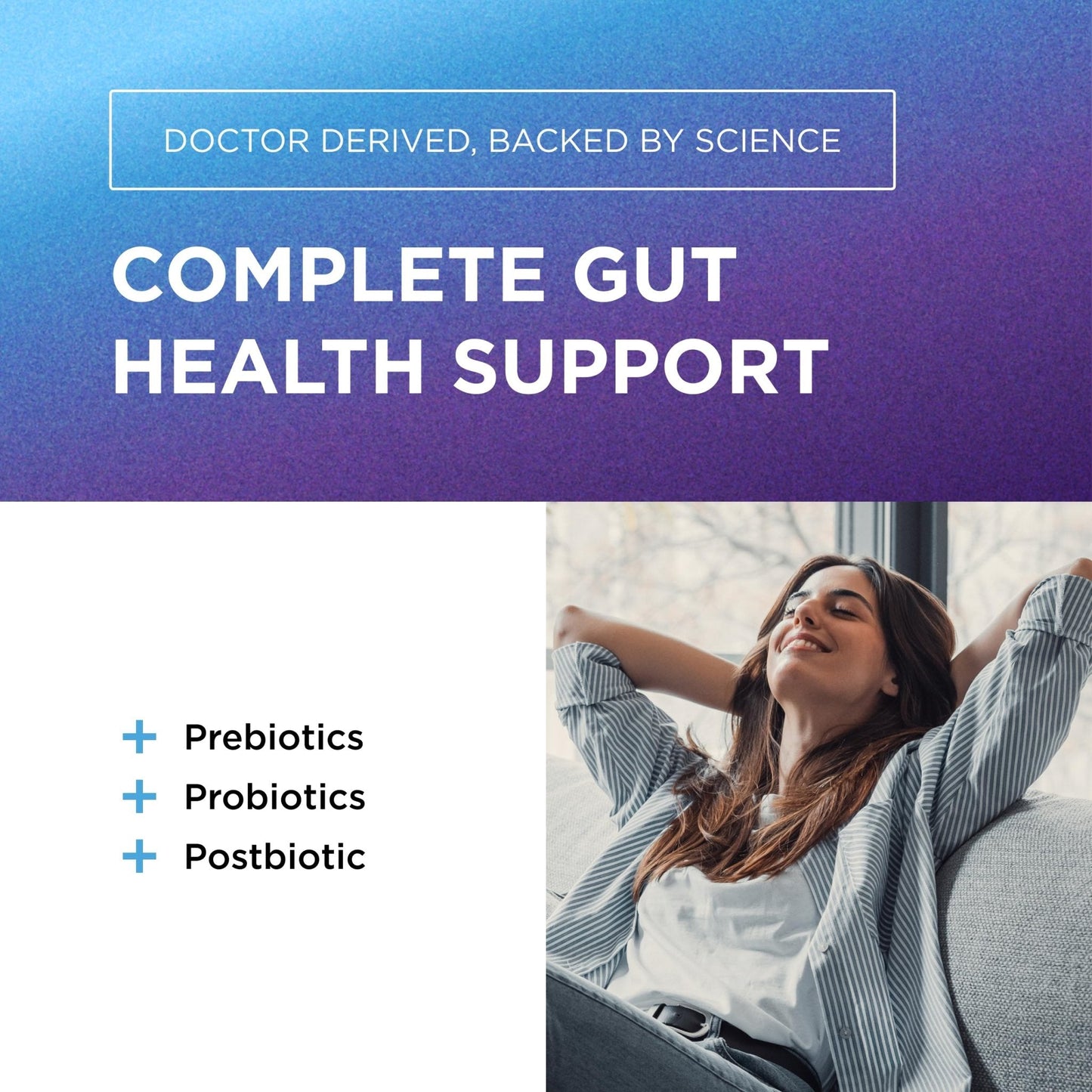 DR. EMIL NUTRITION Women & Men Total Gut Health Complex | Prebiotic + Probiotic + Postbiotic Gut Health Supplements - Maple Wellness Supplements
