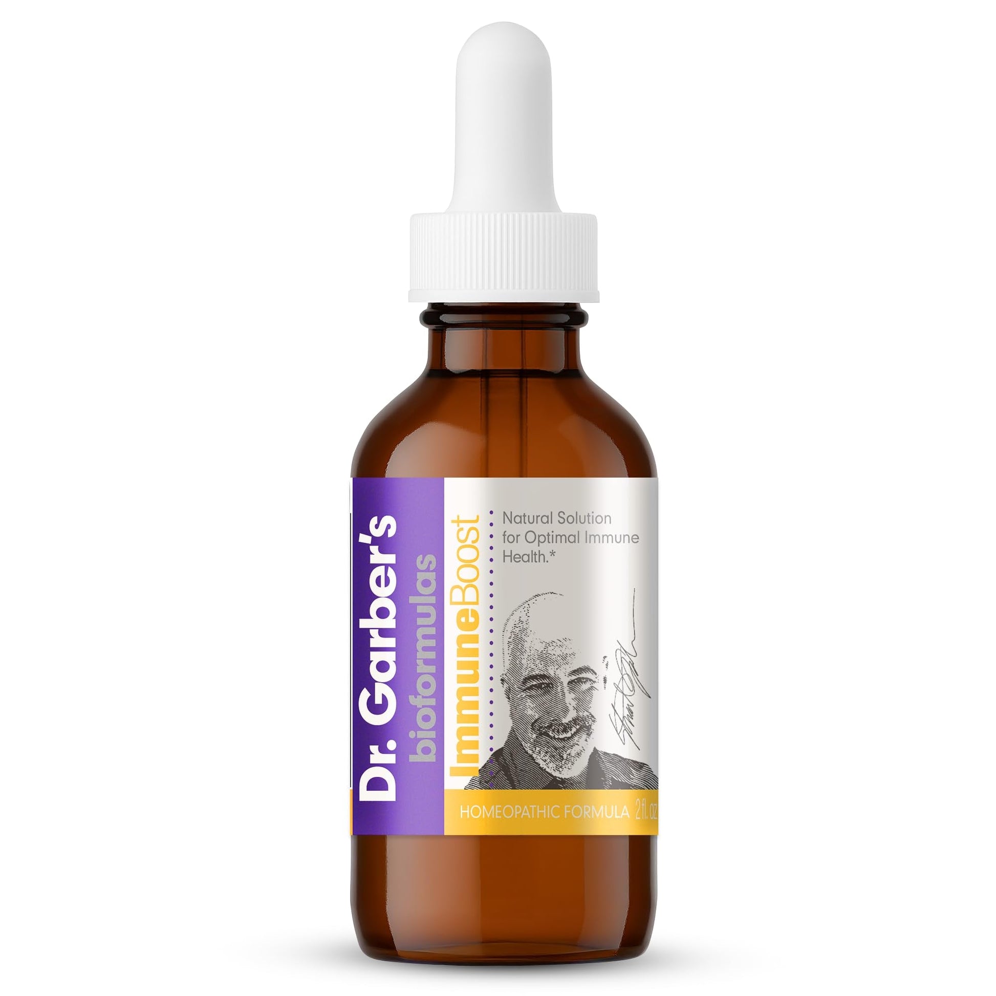 Dr. Garber's Natural Solutions Immune Boost Health Oral Drops - Gemmotherapy Liquid Supplement to Strengthen Immunity, Support Immune System, Increase Resistance, & Contains Antioxidants - 60ml - Maple Wellness Supplements